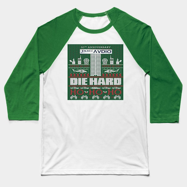 A Very Die Hard Christmas Jacket Audio Baseball T-Shirt by jacketaudio.com